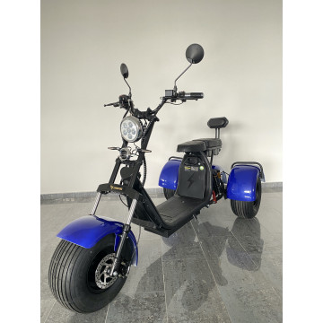 Elektrická tříkolka Lera Scooters C4 1000W Modrá