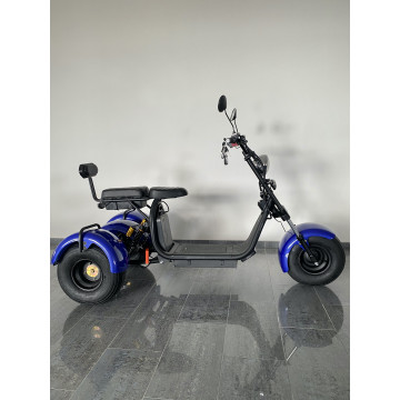 Elektrická tříkolka Lera Scooters C4 1000W Modrá