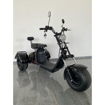 Elektrická tříkolka Lera Scooters C4 1000W Černá