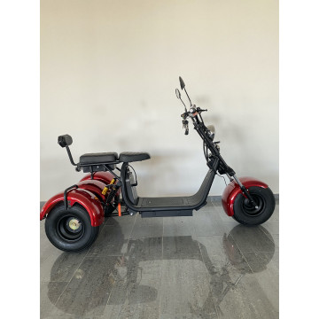 Elektrická tříkolka Lera Scooters C4 1000W Červená