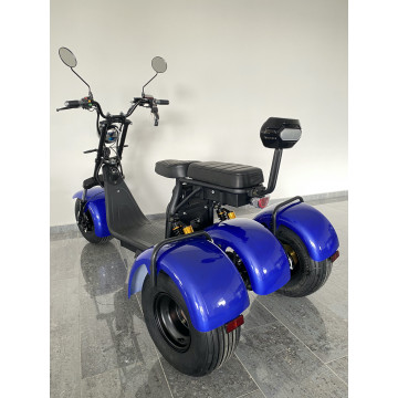 Elektrická tříkolka Lera Scooters C4 1000W Modrá