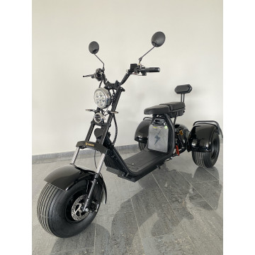 Elektrická tříkolka Lera Scooters C4 1000W Černá