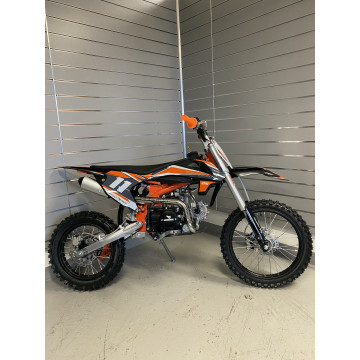 Pitbike Leramotors Shark 125ccm E-Start 4T 17"/14" Oranžová