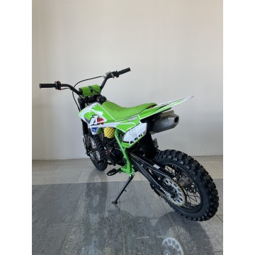 Pitbike Leramotors By Apollo THUNDER 125 poloautomat 14"/12" E-Start Zelená