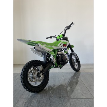 Pitbike Leramotors By Apollo THUNDER 125 poloautomat 14"/12" E-Start Zelená
