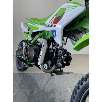 Pitbike Leramotors By Apollo THUNDER 125 poloautomat 14"/12" E-Start Zelená
