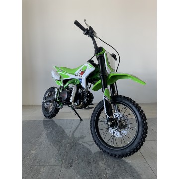 Pitbike Leramotors By Apollo THUNDER 125 poloautomat 14"/12" E-Start Zelená