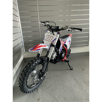 Pitbike Leramotors Spirit 90ccm 12"/10" Automat Červená