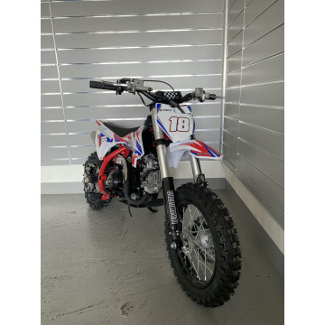 Pitbike Leramotors Spirit 90ccm 12"/10" Automat Červená