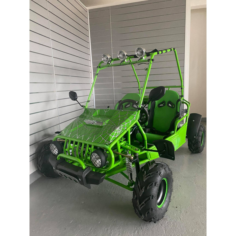 Dětská ATV Buggy 125ccm Nitro Spider Zelená