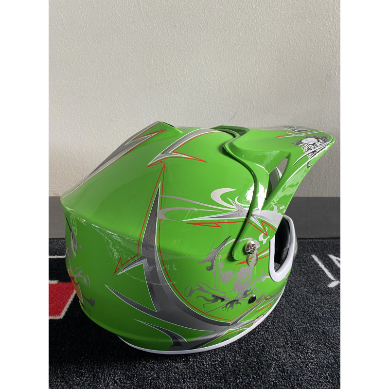 Dětská motokrosová helma Nitro PHX Pro - Zelená
