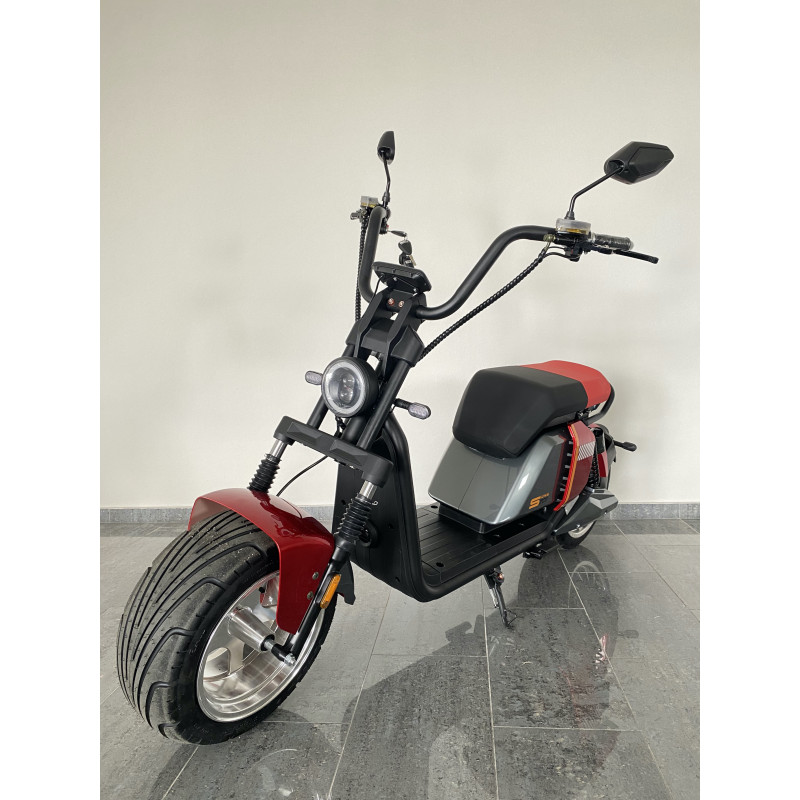 Elektrický skútr Lera Scooters C7 3000W Červená