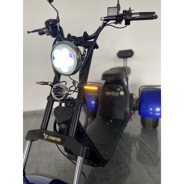 Elektrická tříkolka Lera Scooters C4 1000W Modrá
