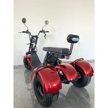 Elektrická tříkolka Lera Scooters C4 1000W Červená