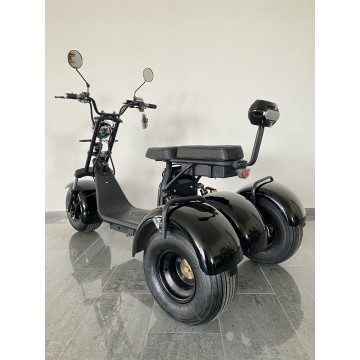 Elektrická tříkolka Lera Scooters C4 1000W Černá