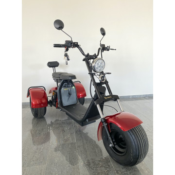 Elektrická tříkolka Lera Scooters C4 1000W Červená