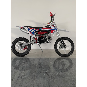 Pitbike Leramotors Shark 125ccm 4T 17"/14" Červená