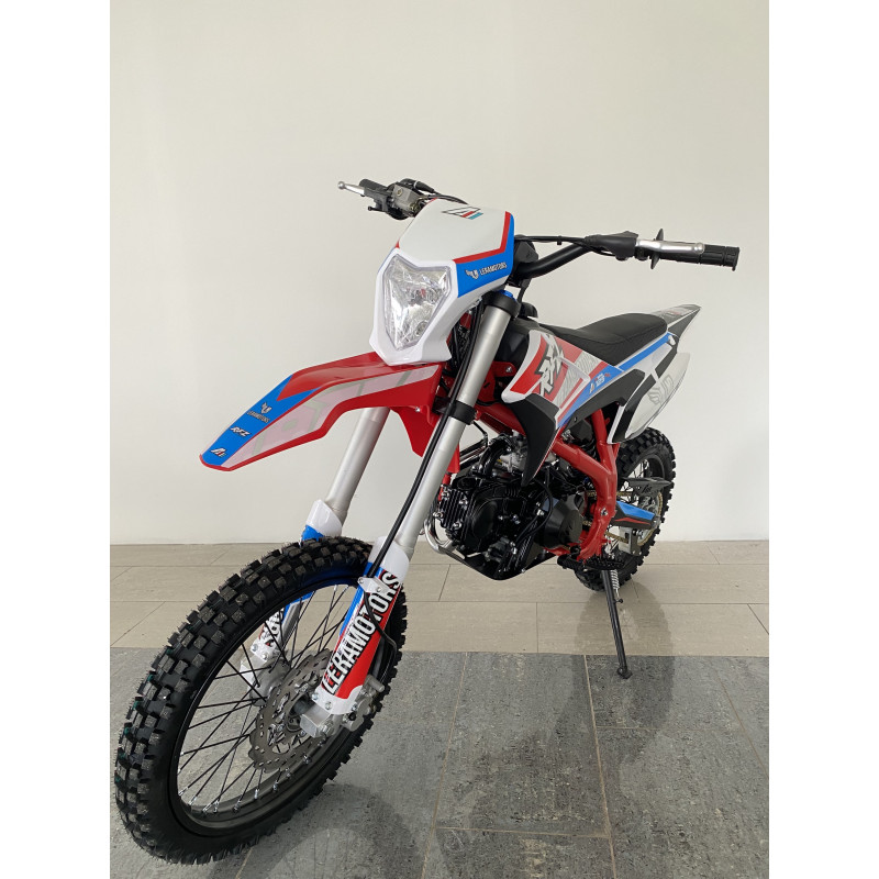 Pitbike Leramotors By Apollo THUNDER 125ccm 17"/14" E-Start Červená