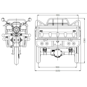 Nákladní Elektrická Tříkolka Leramotors Cargo G1 1000W COC